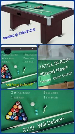 Brand New Pool Table