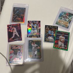 Topps Chrome 2024 baseball Card Lot