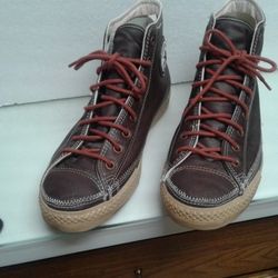 Converse Chuck Taylor High Top Sneakers Leather