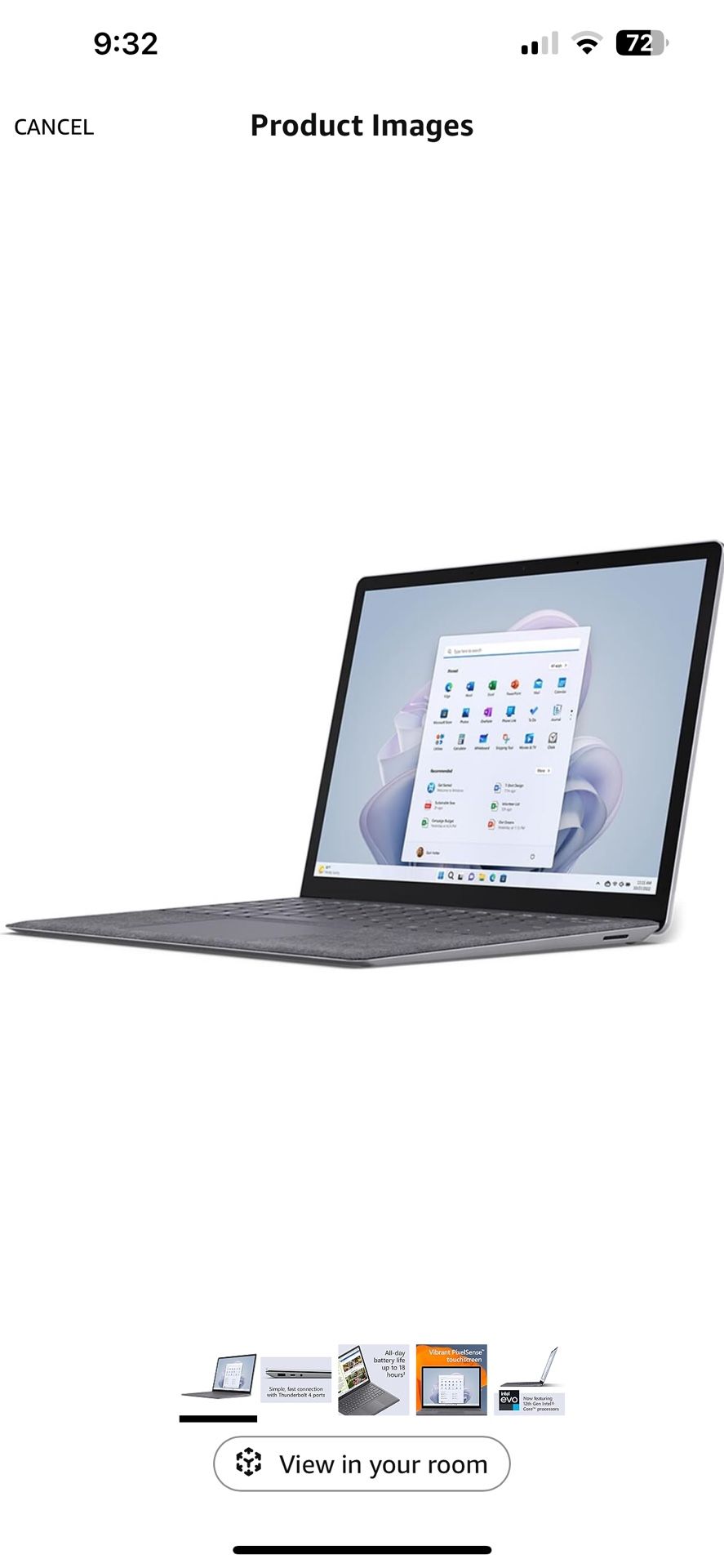 Microsoft Surface Laptop 5 13.5” Grey