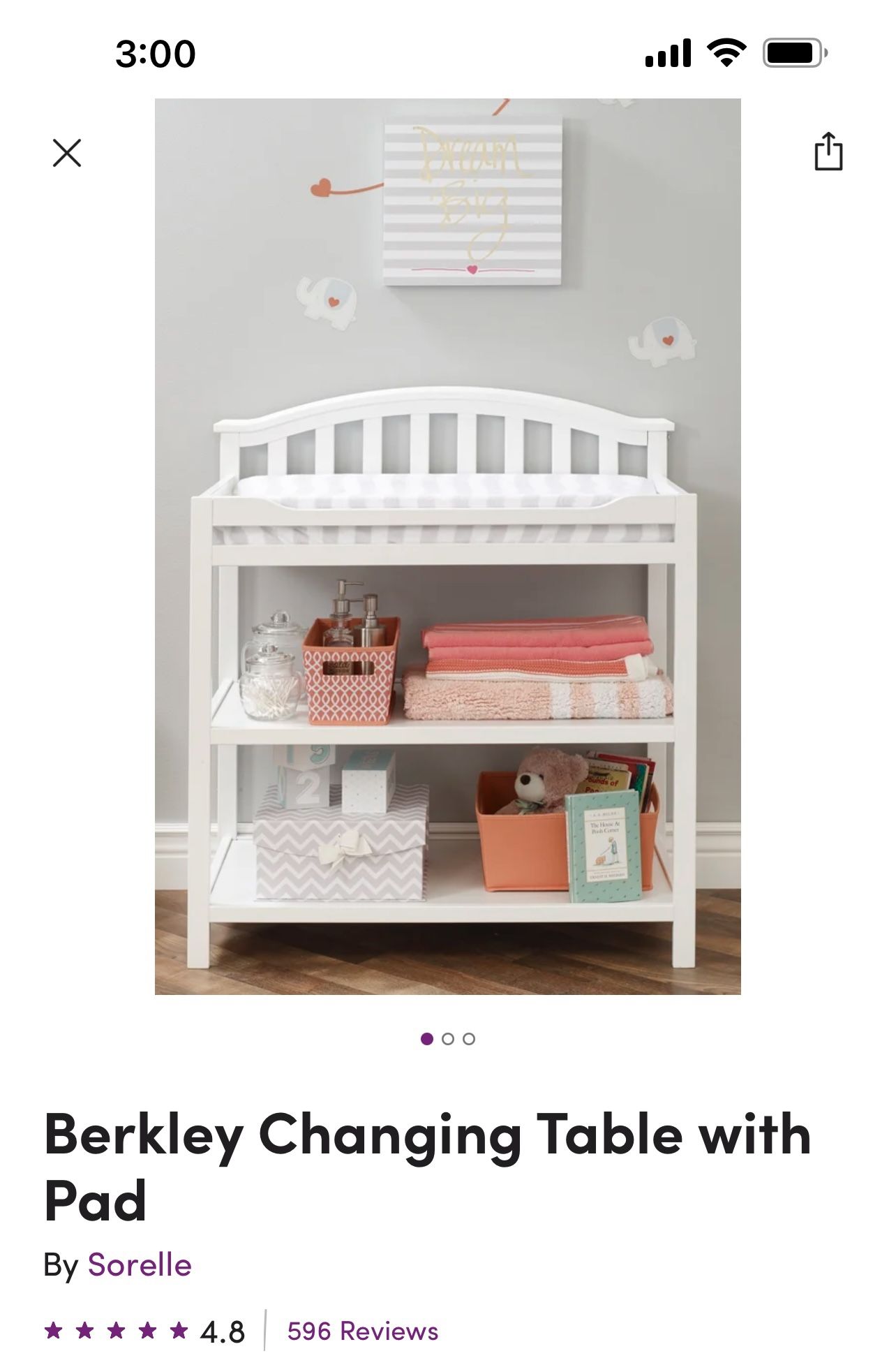 Changing Table