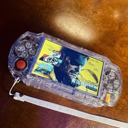 SICK PSP 1000 with USB-C, MASSIVE 4000mah BATTERY MOD, NEW SHELL, 128microSD card