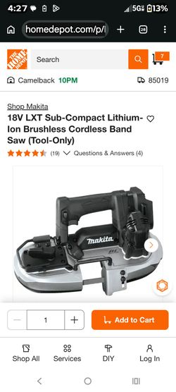 Makita 18V LXT Sub-Compact Cordless Band Saw