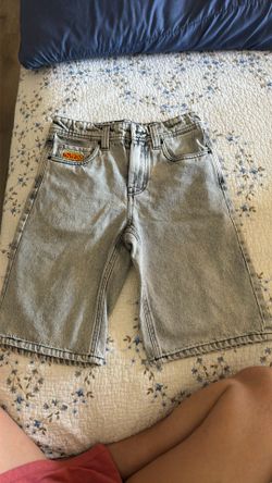 Empyre boys loose fit jorts grey denim size 28