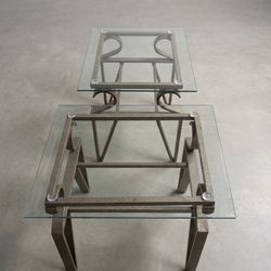 Glass Top Nesting Tables
