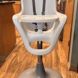 TOMY - BOON FLAIR PEDESTAL HIGH CHAIR, WHITE