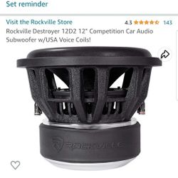 12" Rockville Destroyer 