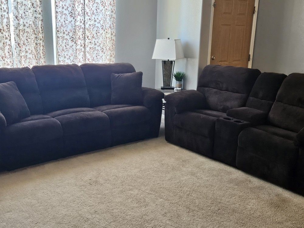RECLINING SOFA SET - $600 - FOUNTAIN, CO