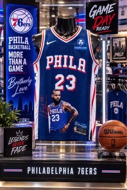 Philadelphia 76ers Nike Jersey #23 Custom Print