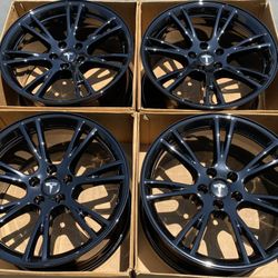19” Tesla Model Y Factory Wheels Rims Gloss Black New Exchange Only