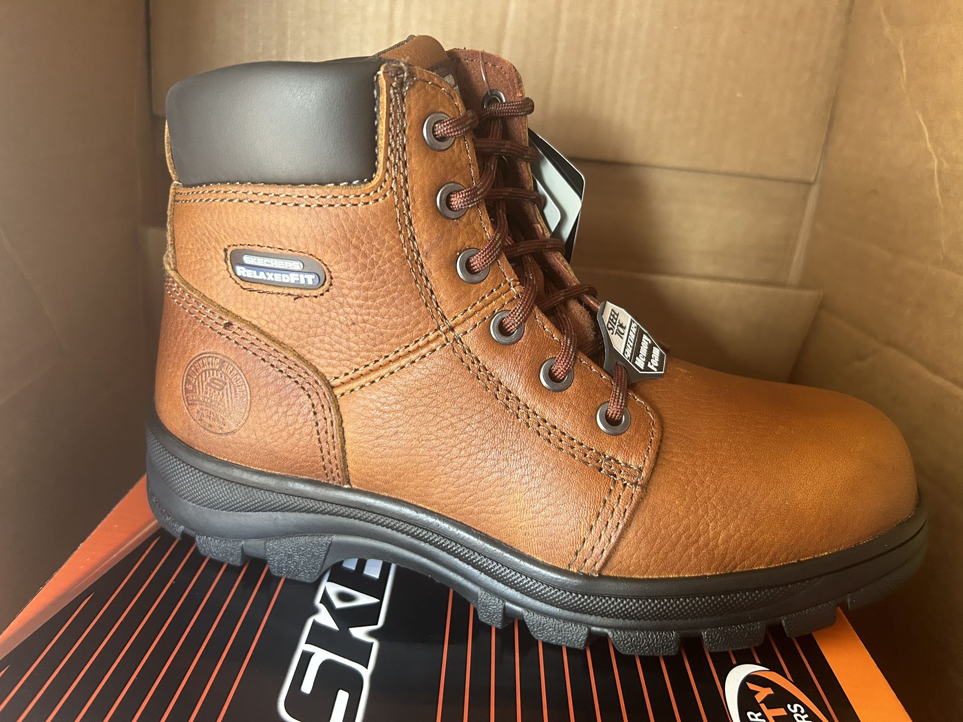 Skechers Steel Toe Work Boots Sizes 8-10.5-11