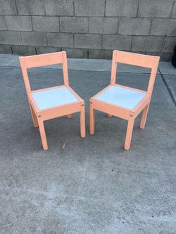 Mini wood chairs