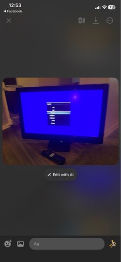 Small Vizio tv