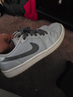 Size 8 - Air Jordan 1 Golf Low Wolf Grey Gum
