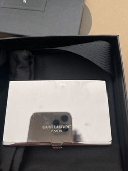 Saint Laurent Metal Card Holder 