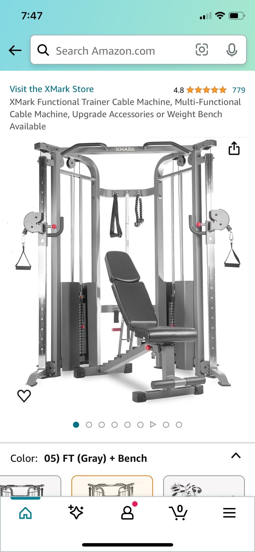 X Mark Functional Trainer Cable Machine 
