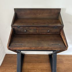 Secretary Desk In Dark Brown