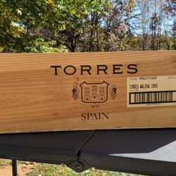 Torres Spain Wine Crate/ Wooden Box 