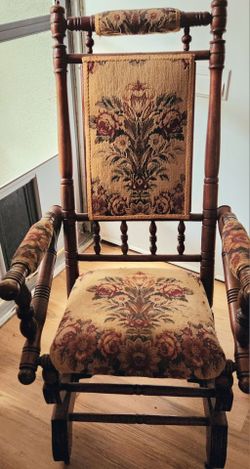 Tapestry Rocking Chair