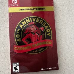 Carmen Sandiego 40th Anniversary Edition - Nintendo Switch New Sealed 