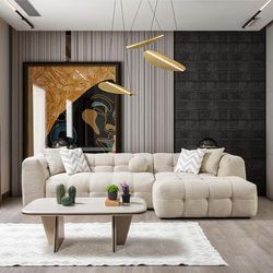 New boucle Sectional