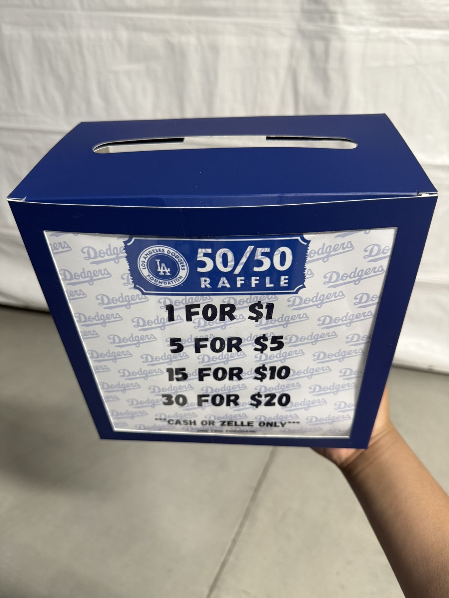 Dodger 50/50 Raffle