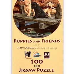 SunsOut Jigsaw Puzzle “Puppies and Friends” 100 pc.