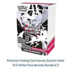 Pokemon White Flare 3 Booster Bundle Preorder 