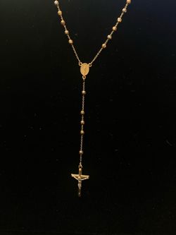 14k gold rosary #111351-1 MJ