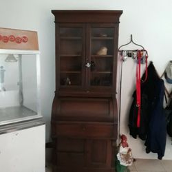 Antique Barrel Secretary Desk