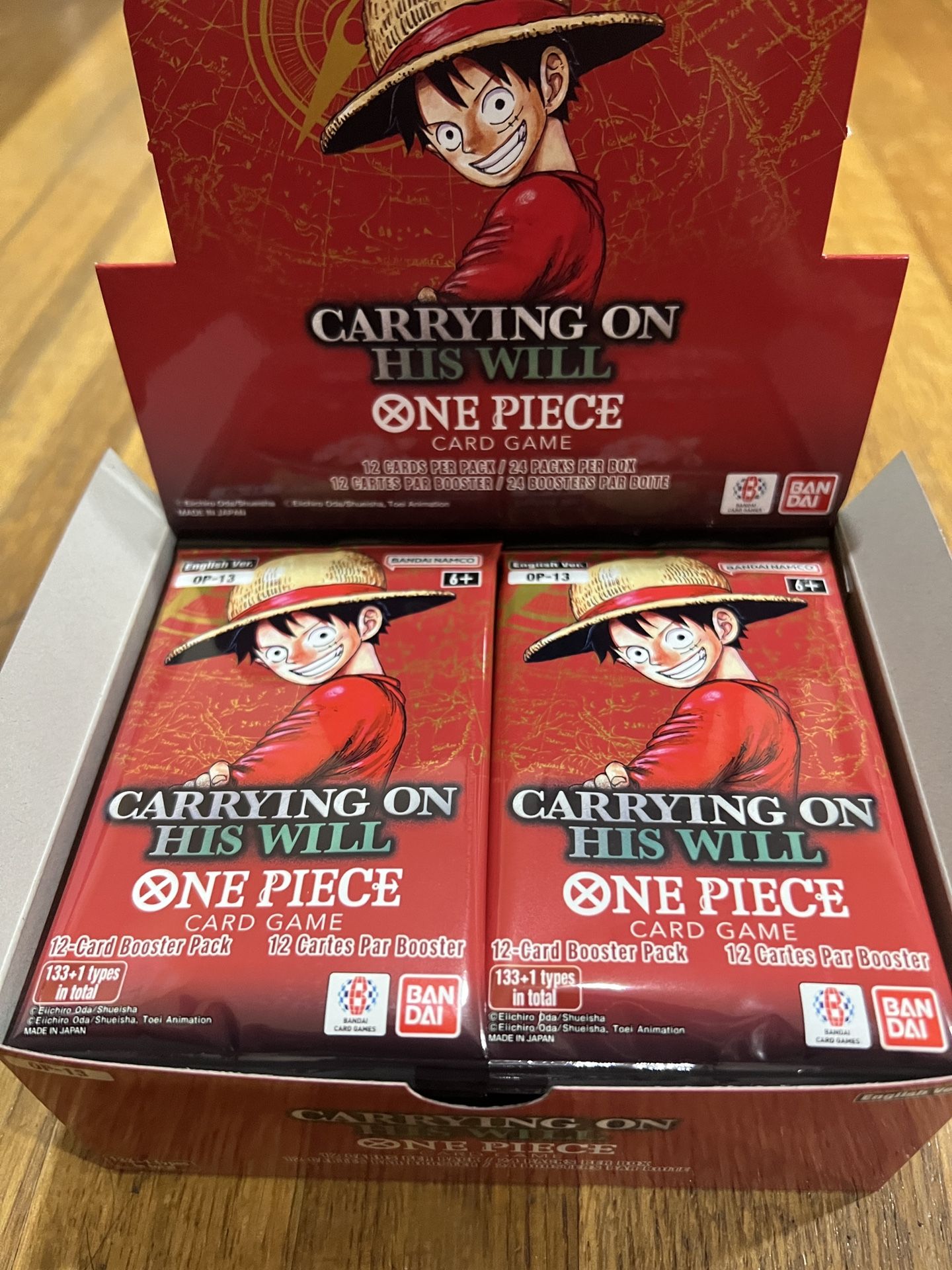 One Piece Card Game OP13 Carrying On His Will