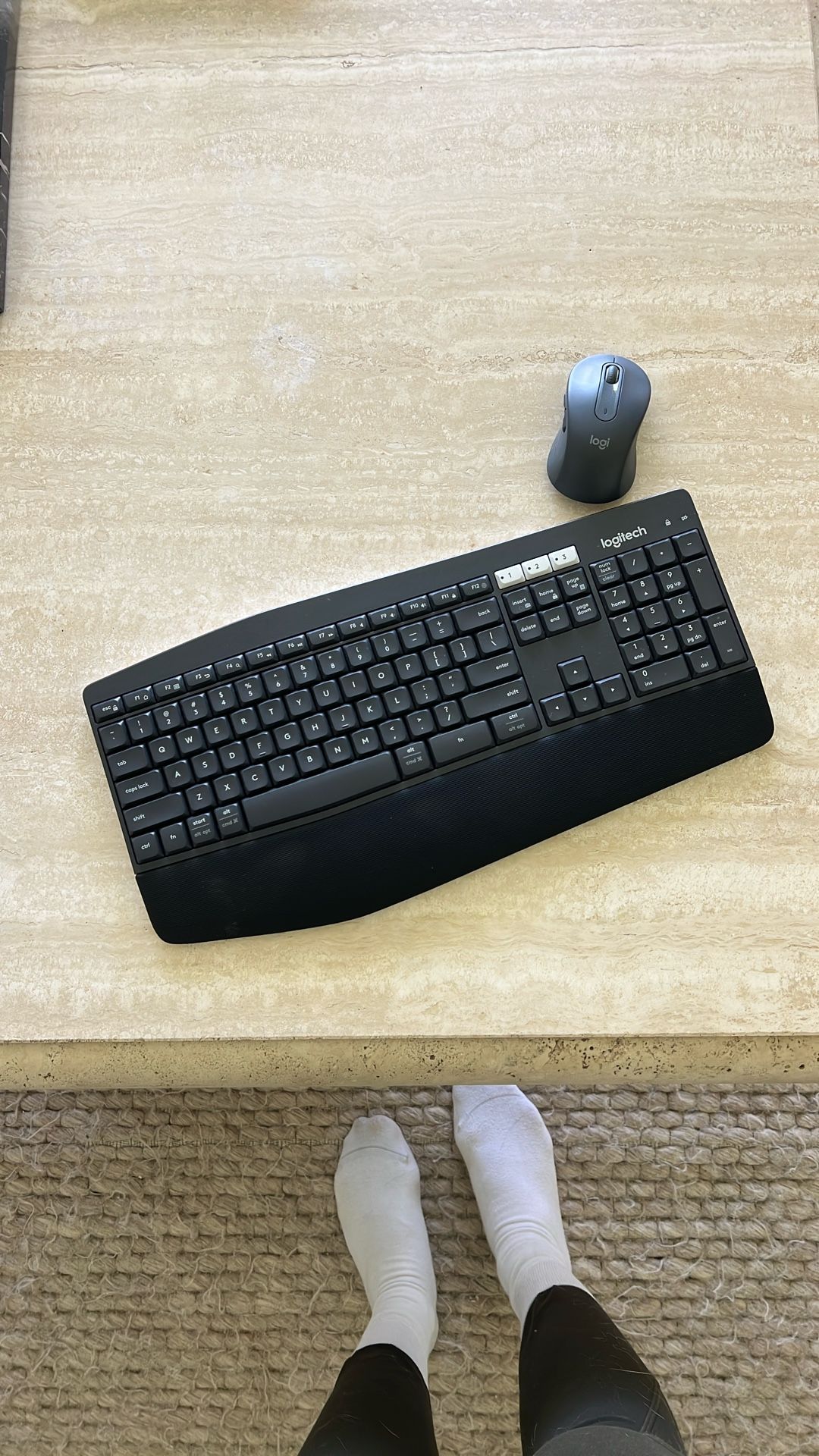 Free - Logitech Wireless Keyboard & Mouse