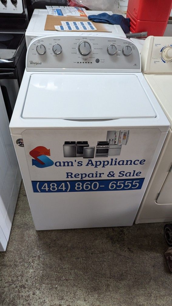 Whirlpool Top Load Washer Machine 60 Days Warranty.