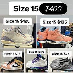 Jordan’s Size 15 Package All For $400