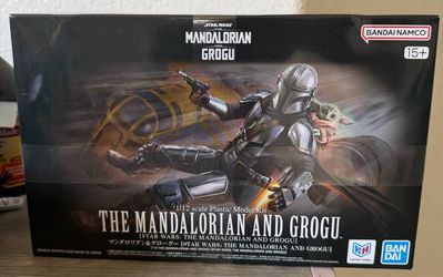 New Bandai Star Wars Mandalorian & Grogu 1/12 Model Kit