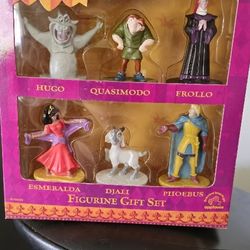 Vintage Disney Hunchback of Notre Dame 6 pc Figurine Gift Set Applause New NIB