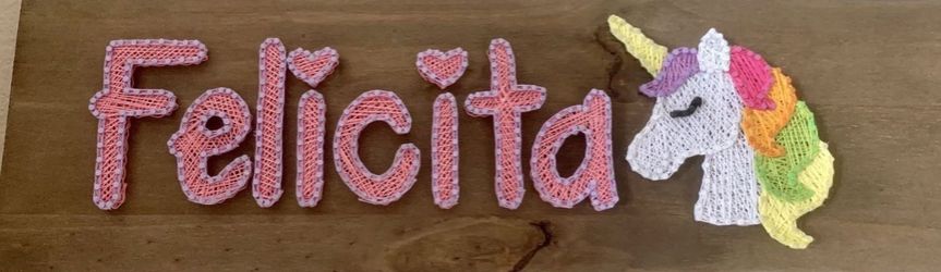 Made To Order String Art Name