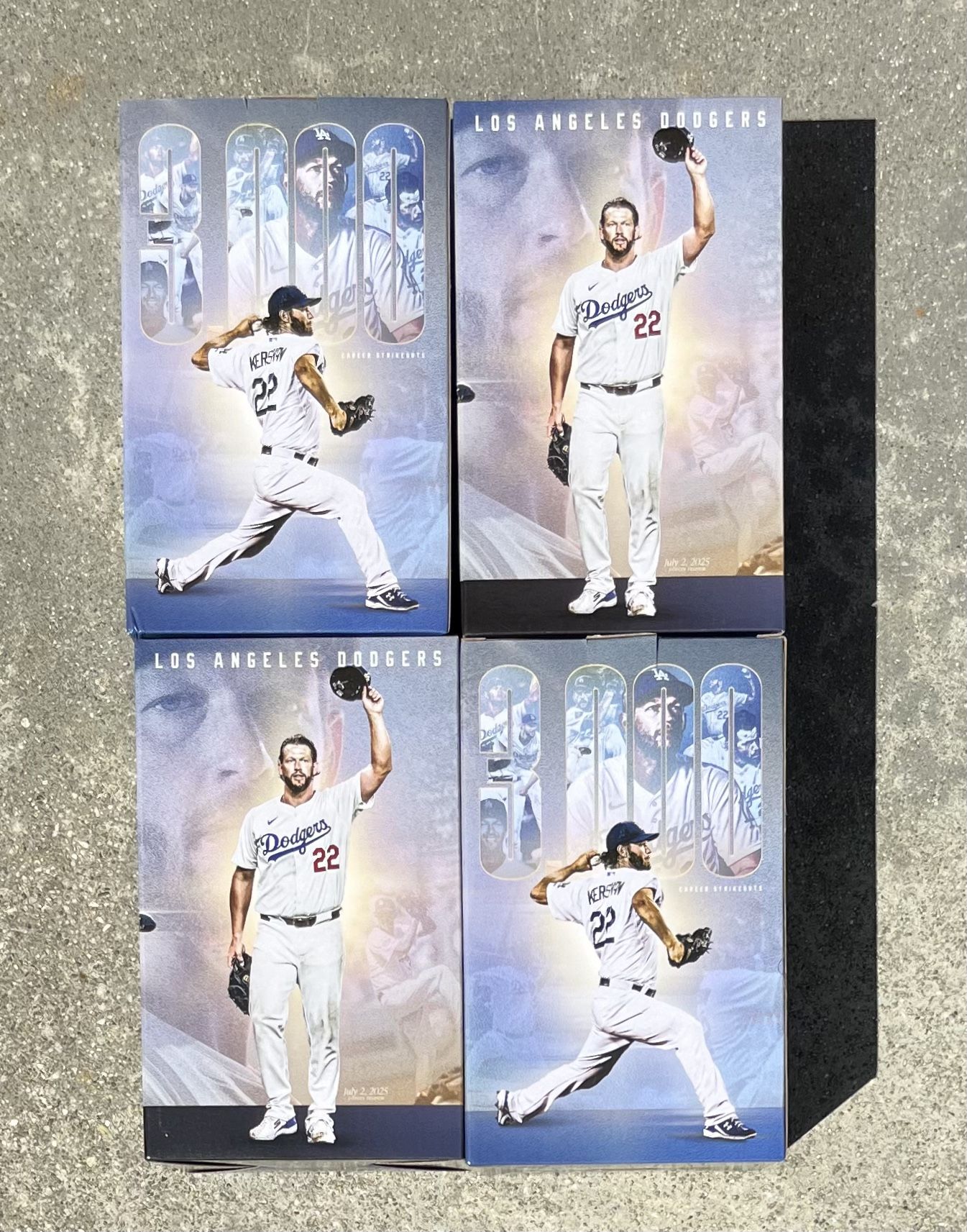 Clayton Kershaw Bobblehead 3000 Sugar Skull Jersey SGA - No Trades