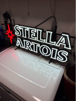 Stella Artois led opti neon beer sign