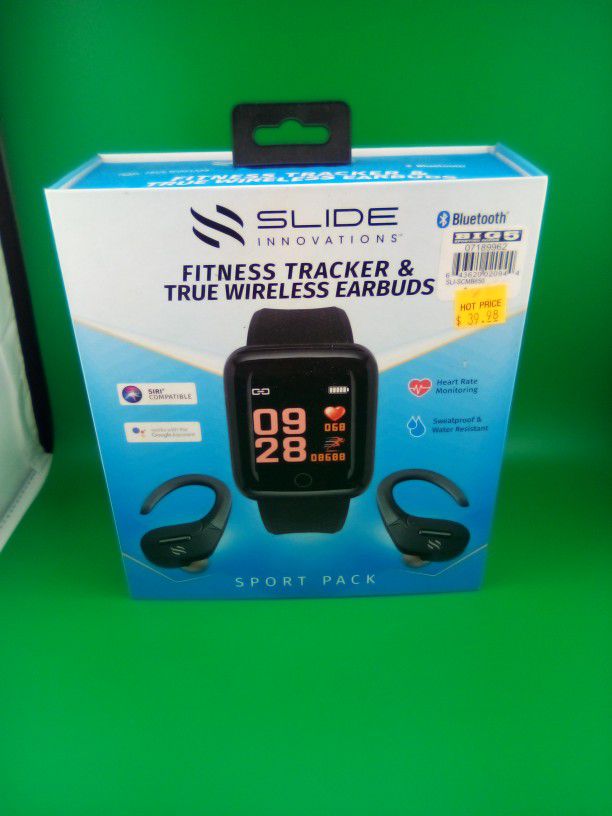 Fitness Tracker Watch ..Plus True Wireless Earbuds 