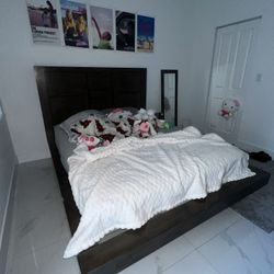 Queen Bed Frame With Dresser