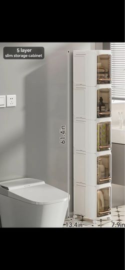 Storage shelves on wheels