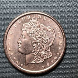 Morgan Cc Cooper Coin Bullion Collectors Lucky Coin 