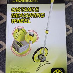 10" Measuring Wheel with Kick Stand - Retractable, Adjustable, Outdoor, Indoor