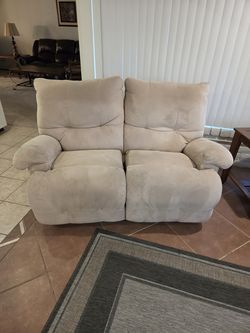 Reclining Loveseat and Reclining Chair