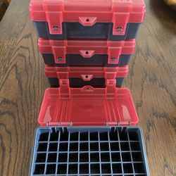 Plano 44 Magnum Ammo Boxes (4) Holds 50 Rounds Each Like New