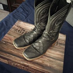 Texas County Men's Boots Black Size 8