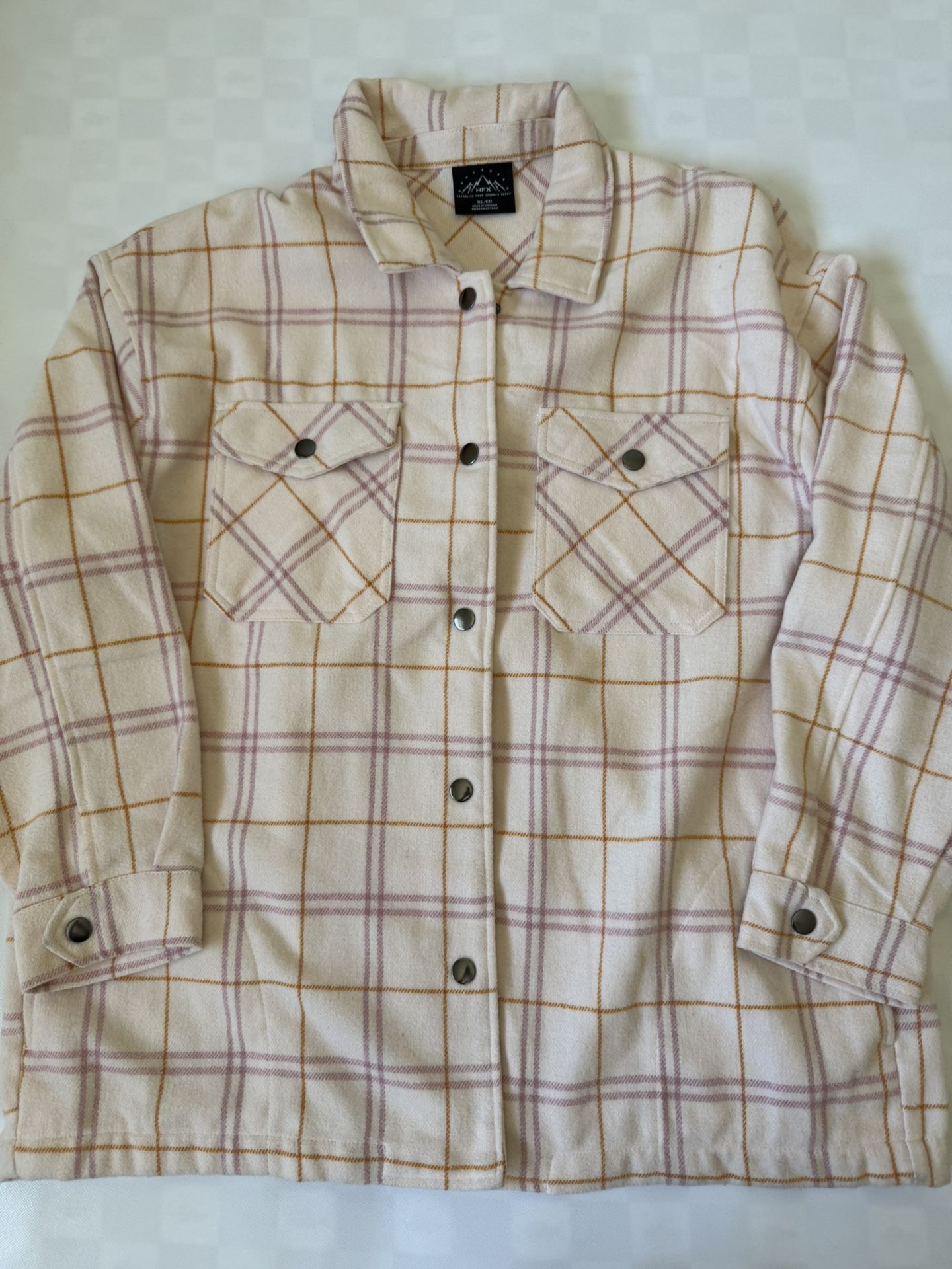 HFX Women's Shirt Jacket Warm Relaxed Fit XL