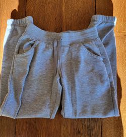 🩶 Cat & Jack Gray Fleece Jogger Sweatpants – Kids Size M (8) 🩶