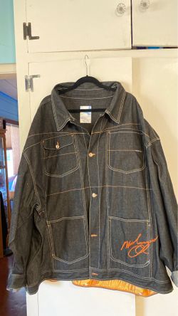 PlAtinum Fuyu Mohammed Ali collectible black denim jacket, size 5X